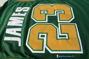 Maillot NCAA Pas Cher Irish LeBron James 23 Vert