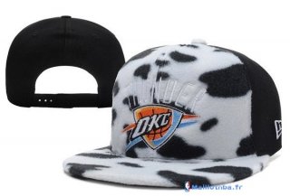 Bonnet NBA Oklahoma City 2016 Thunder Blanc Noir