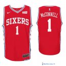 Maillot NBA Pas Cher Philadelphia Sixers T.J. McConnell 1 Rouge 2017/18
