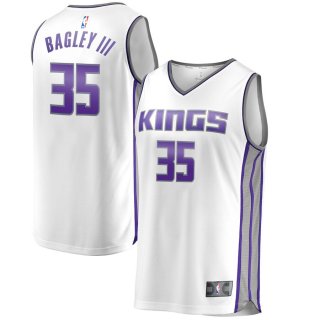 Sacramento Kings Marvin Bagley III Fanatics Branded White Fast Break Jersey - Association Edition