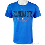 Maillot NBA Pas Cher Oklahoma City Thunder Nike Bleu Noir