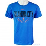 Maillot NBA Pas Cher Oklahoma City Thunder Nike Bleu Noir