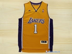 Maillot NBA Pas Cher Los Angeles Lakers D'Angelo Russell 1 Jaune