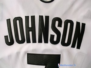 Maillot NBA Pas Cher Brooklyn Nets Earvin Johnson 7 Blanc