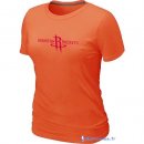 T-Shirt NBA Pas Cher Femme Houston Rockets Orange