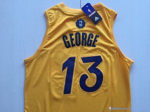 Maillot NBA Pas Cher Noël Indiana Pacers Paul George 13 Jaune