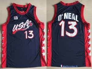 Maillot NBA Pas Cher USA 1996 Shaquille O'neal 13 Noir