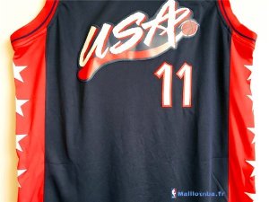 Maillot NBA Pas Cher USA 1996 Karl Malone 11 Noir