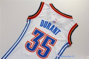 Maillot NBA Pas Cher Oklahoma City Thunder Femme Kevin Durant 35 Blanc