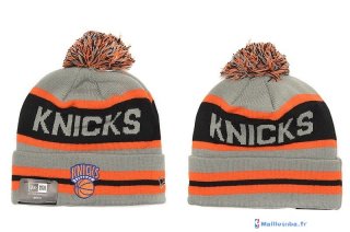 Tricoter un Bonnet NBA New York Knicks 2017 Orange Noir