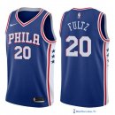 Maillot NBA Pas Cher Philadelphia Sixers Markelle Fultz 20 Bleu Icon 2017/18