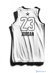 Maillot NBA Pas Cher NBA All Star 2018 Michael Jordan 23 Blanc