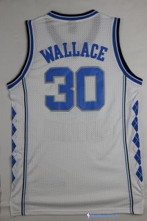 Maillot NCAA Pas Cher North Carolina Rasheed Wallace 30 Blanc