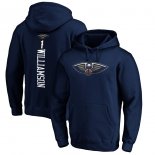 New Orleans Pelicans Zion Williamson Fanatics Branded Navy Team Playmaker Name & Number Pullover Hoodie