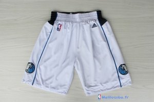 Pantalon NBA Pas Cher Dallas Mavericks Blanc