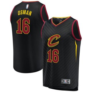 Cleveland Cavaliers Cedi Osman Fanatics Branded Black Fast Break Replica Player Jersey - Statement Edition