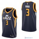 Maillot NBA Pas Cher Utah Jazz Ricky Rubio 3 Marine Icon 2017/18