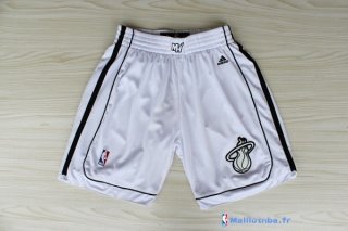 Pantalon NBA Pas Cher Miami Heat Blanc