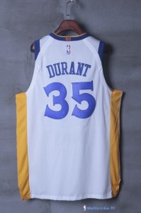 Maillot NBA Pas Cher Golden State Warriors Kevin Durant 35 Blanc 2017/18
