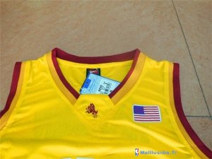 Maillot NCAA Pas Cher Arizona James Harden 13 Jaune