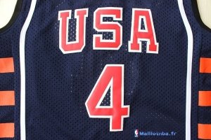 Maillot NBA Pas Cher USA 2004 Iverson 4 Noir