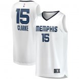 Memphis Grizzlies Brandon Clarke Fanatics Branded White Fast Break Replica Jersey - Association Edition