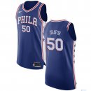 Maillot NBA Pas Cher Philadelphia Sixers Emeka Okafor 50 Bleu Icon 2017/18