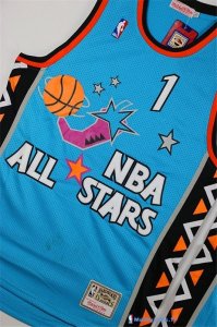 Maillot NBA Pas Cher All Star 1996 Anfernee Hardaway 1 Bleu