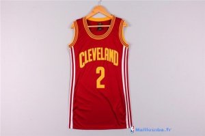Maillot NBA Pas Cher Cleveland Cavaliers Femme Kyrie Irving 2 Rouge