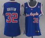 Maillot NBA Pas Cher Los Angeles Clippers Femme Blake Griffin 32 Bleu