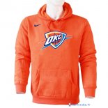 Sweat Capuche NBA Oklahoma City Thunder Nike Orange