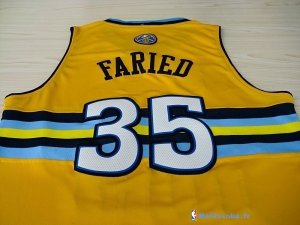 Maillot NBA Pas Cher Denver Nuggets Kenneth Faried 35 Jaune