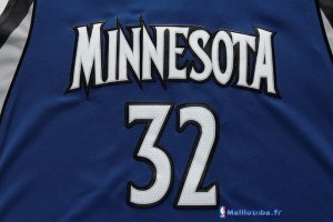 Maillot NBA Pas Cher Minnesota Timberwolves Karl Anthony 32 Towns Bleu