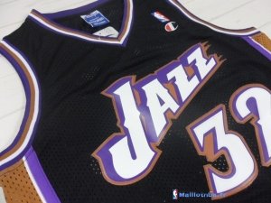 Maillot NBA Pas Cher Utah Jazz Karl Malone 32 Noir