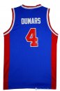 Maillot NBA Pas Cher Detroit Pistons Joe Dumars 4 Retro Bleu