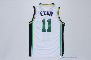 Maillot NBA Pas Cher Utah Jazz Dante Exum 11 Blanc