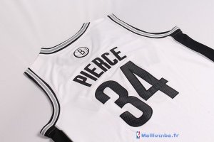 Maillot NBA Pas Cher Brooklyn Nets Paul Pierce 34 Blanc