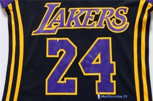 Maillot NBA Pas Cher Los Angeles Lakers Femme Kobe Bryant 24 Noir