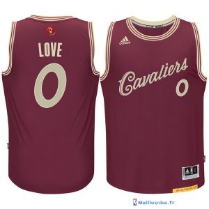 Maillot NBA Pas Cher Noël Cleveland Cavaliers Love 0 Rouge