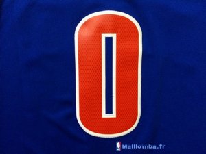 Maillot NBA Pas Cher Detroit Pistons Andre Drummond 0 Bleu