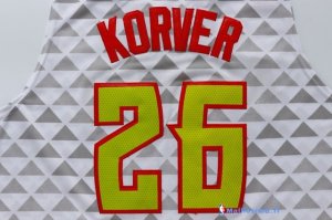 Maillot NBA Pas Cher Atlanta Hawks Kyle Korver 26 Blanc