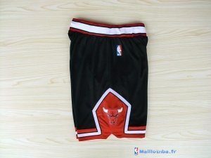Pantalon NBA Pas Cher Chicago Bulls Adidas Noir