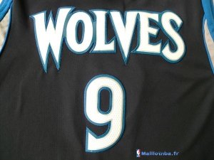Maillot NBA Pas Cher Minnesota Timberwolves Ricky Rubio 9 Noir