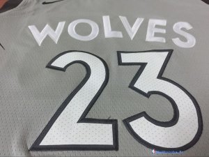 Maillot NBA Pas Cher Minnesota Timberwolves Jimmy Butler 23 Nike Gris Ville 2017/18