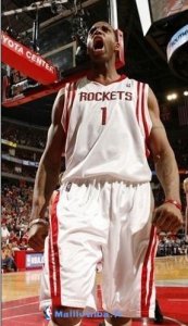 Maillot NBA Pas Cher Houston Rockets Tracy McGrady 1 Blanc