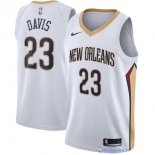Maillot NBA Pas Cher New Orleans Pelicans Anthony Davis 23 Blanc Association 2017/18