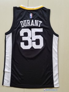 Maillot NBA Pas Cher Golden State Warriors Junior Kevin Durant 35 Noir 2017/18