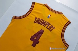 Maillot NBA Pas Cher Cleveland Cavaliers Iman Shumpert 4 Jaune