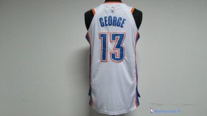 Maillot NBA Pas Cher Oklahoma City Thunder Paul George 13 Blanc Association 2017/18