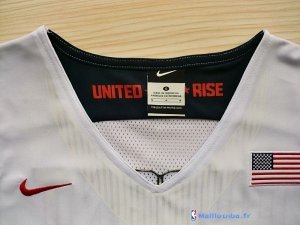 Maillot NBA Pas Cher USA 2012 Durant 5 Blanc